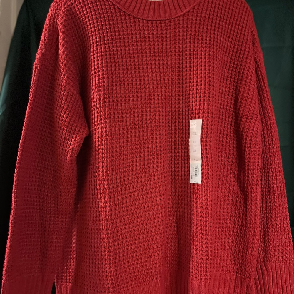 Kohl's Vibrant Raspberry Knit Sweater